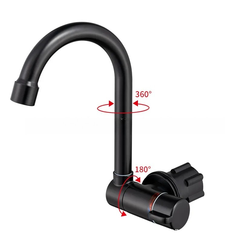 Basin Mixer Tap - صنبور أسود قابل للطي لحوض مطبخ