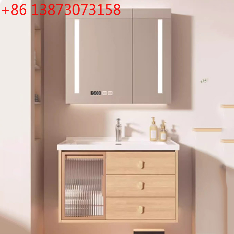 Home Bathroom Vanity Combo - خزانة حمام عصرية فاخرة من الخشب