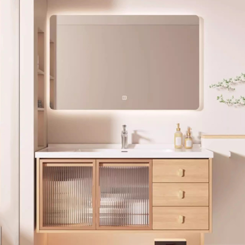 خزانة حمام عصرية فاخرة من الخش - مراجعة Home Bathroom Vanity Combo وسعره