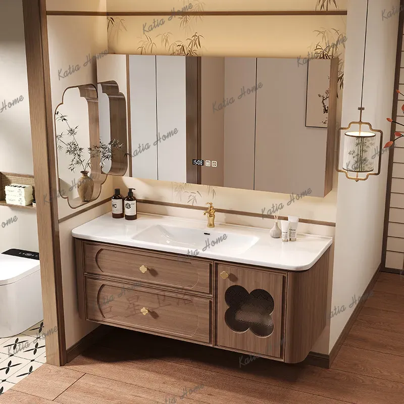 خزائن حمام YJ، خزائن مكياج، خز - مراجعة Home Bathroom Vanity Combo وسعره