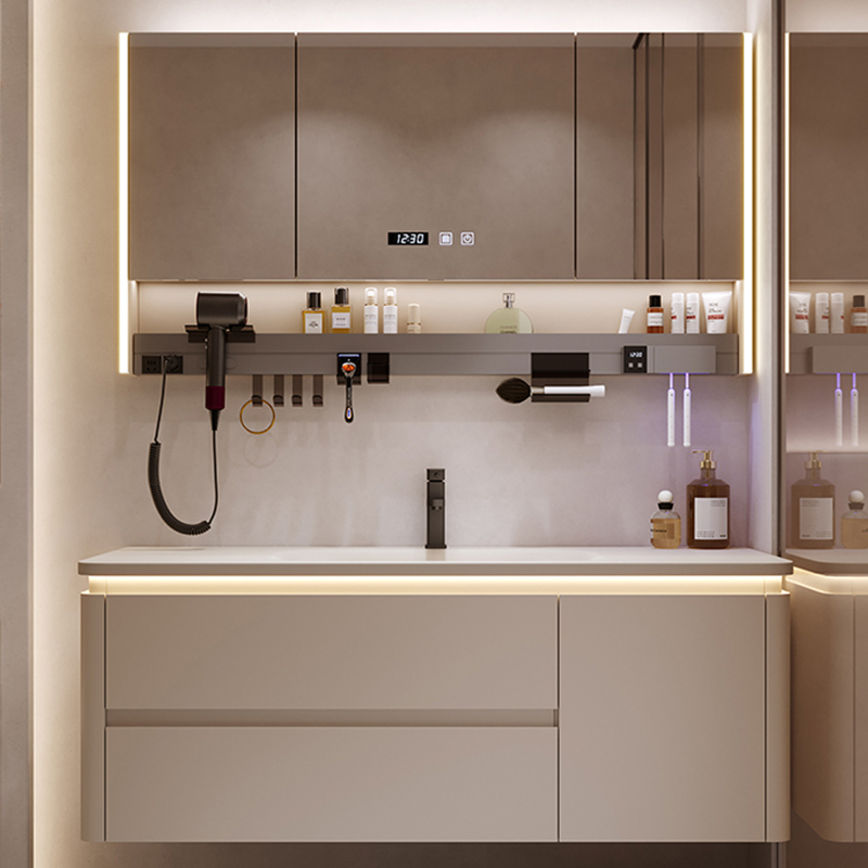 خزائن الحمام الحديثة البسيطة م - مراجعة Home Bathroom Vanity Combo وسعره