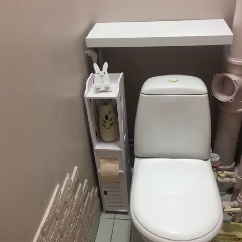 رف تخزين قائم للحمام، خزانة أر - مراجعة Home Bathroom Vanity Combo وسعره