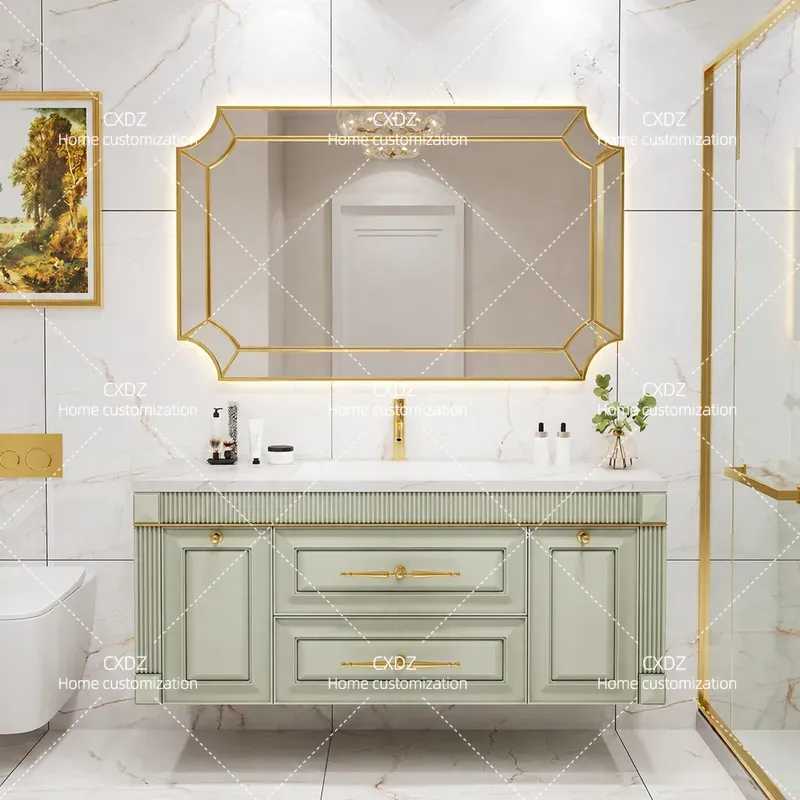 خزانة حمام من خشب البلوط الأمر - مراجعة Home Bathroom Vanity Combo وسعره